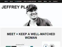 Tablet Screenshot of jeffreyplatts.com